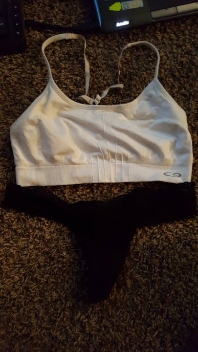 Fit burd missing her gym thong and sports bra #UYkFtKdF