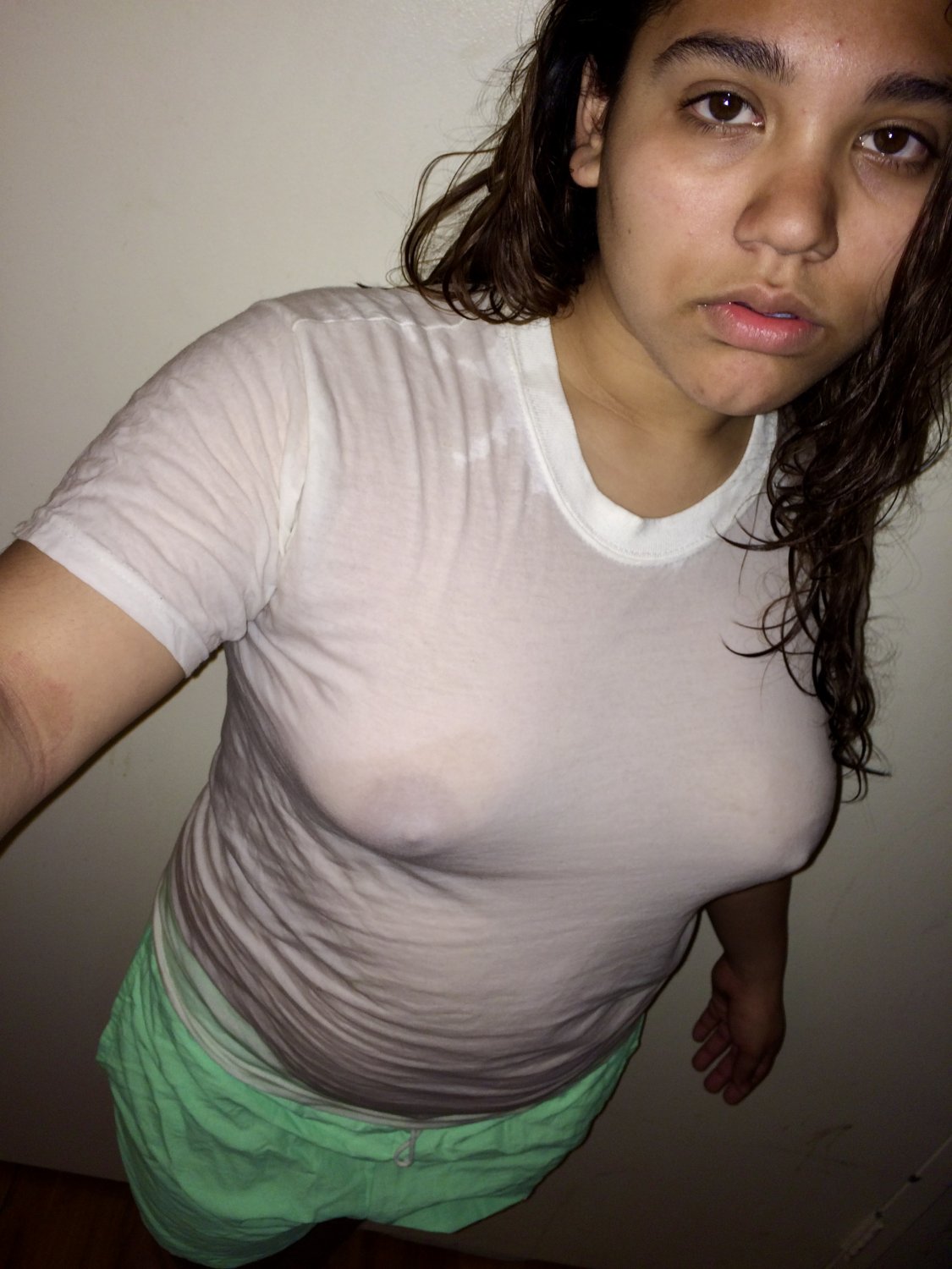 Viral Latina’s tits exposed in see thru wet t shirt on tumblr #Izh1GuHl